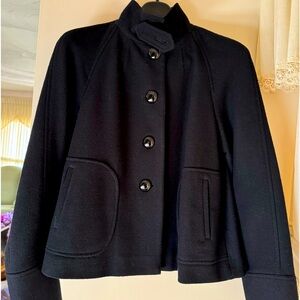 Banana Republic Wool Black Coat